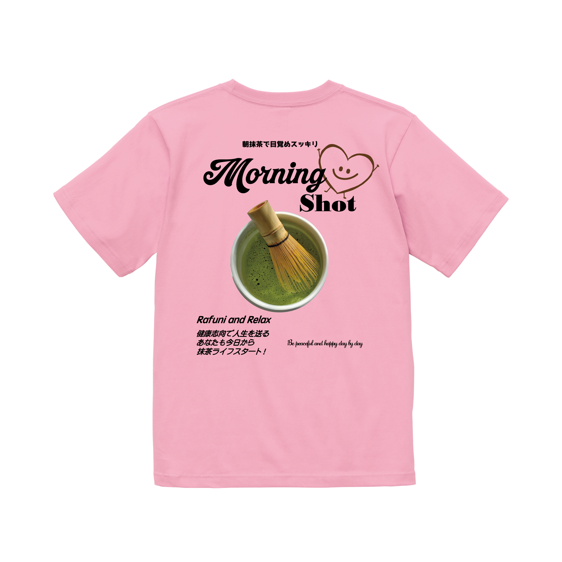 MATCHA LOVE T-SHIRT PINK