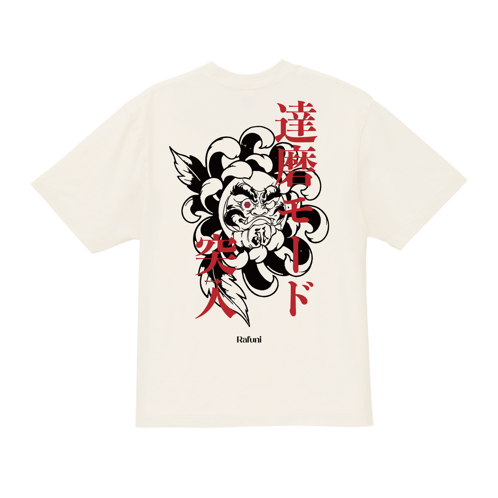 DARUMA MODE T-SHIRT VINTAGE WHITE