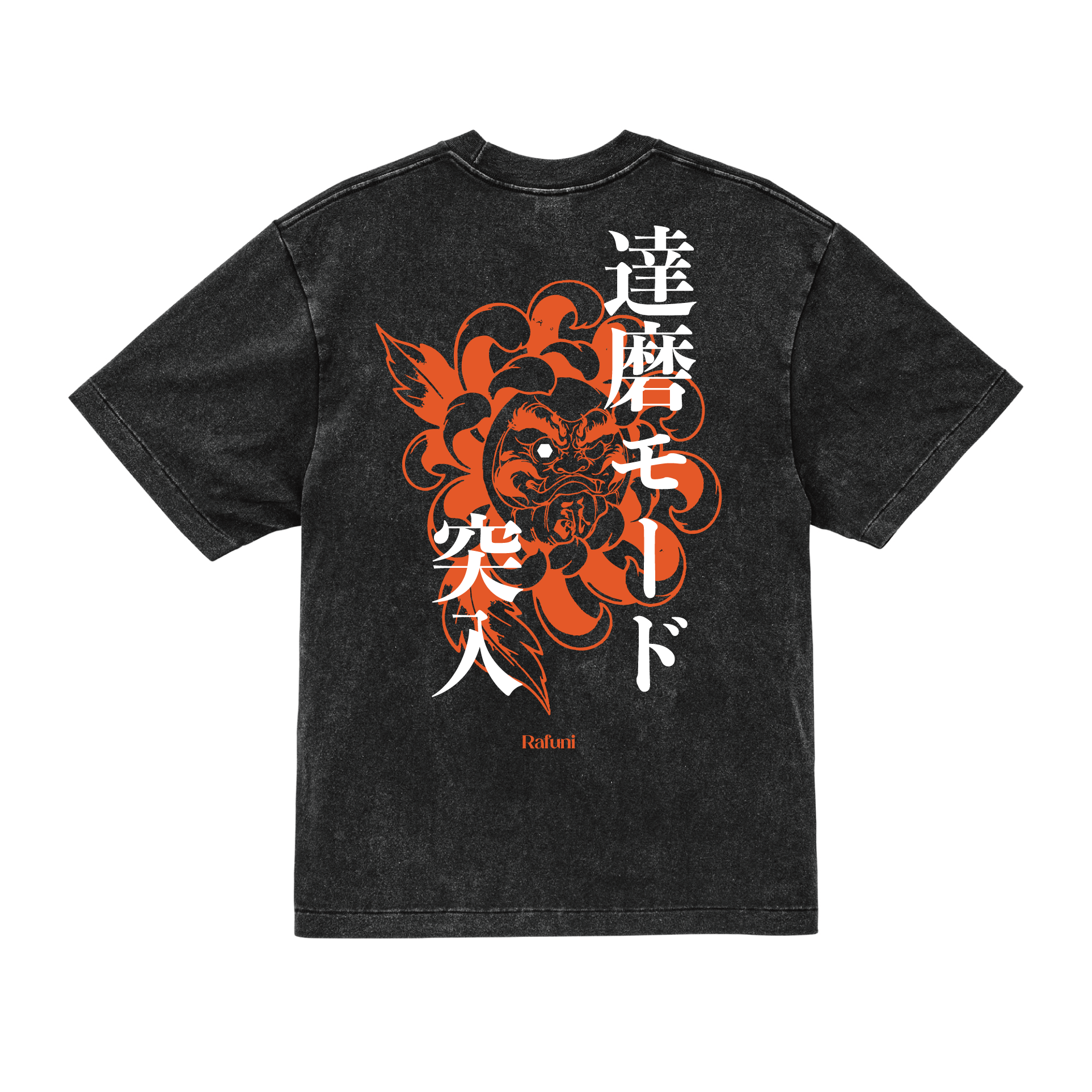 DARUMA MODE T-SHIRT VINTAGE BLACK