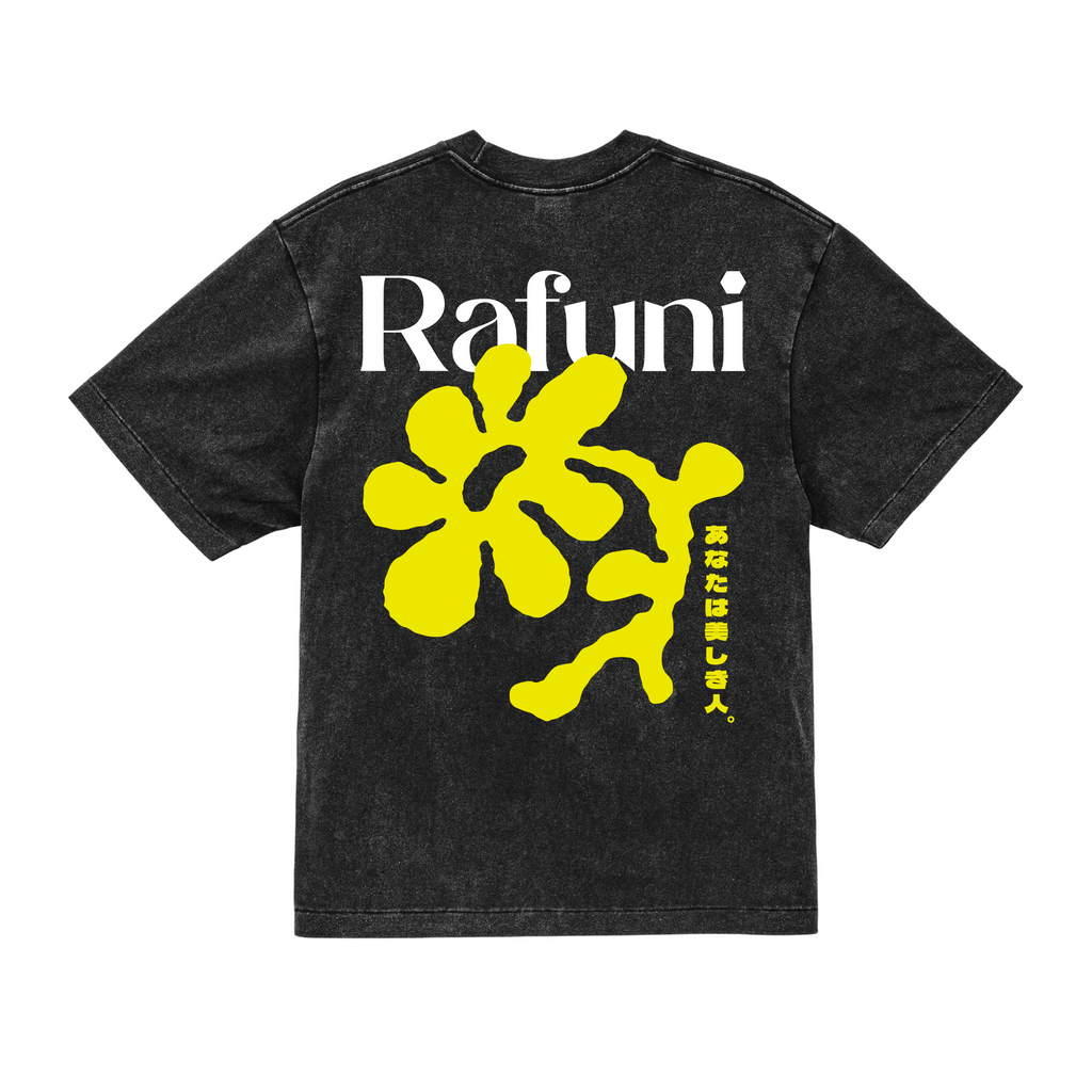 HANA T-SHIRT VINTAGE BLACK
